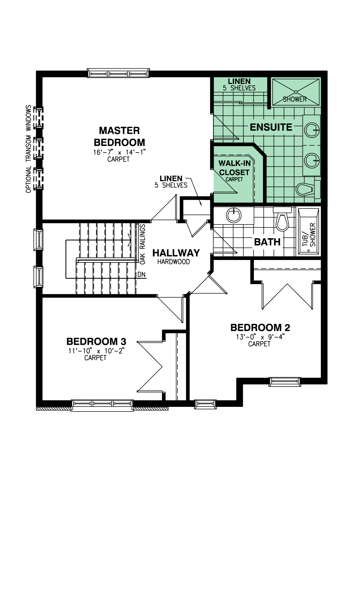 Kemp Optional 3 Bedroom 4pc Ensuite
